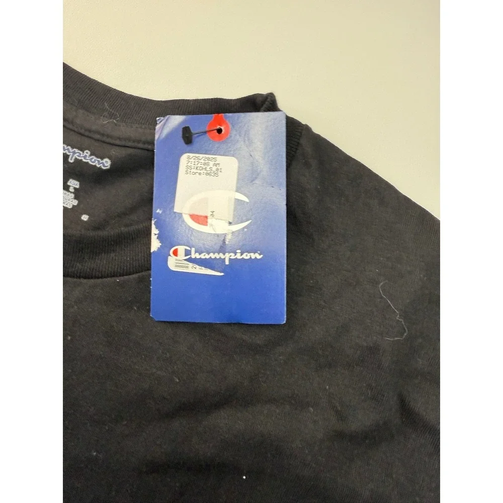 Champion United States Air Force Black Mens Cotton Tee Shirt Size Medium New - Picture 3 of 8